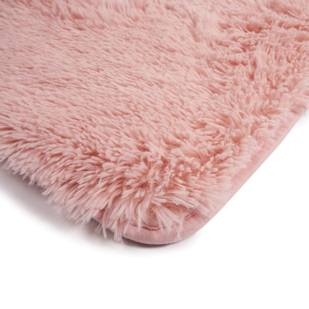 Sienna Soft Fluffy Rug Runner, Blush - 60 x 150cm>