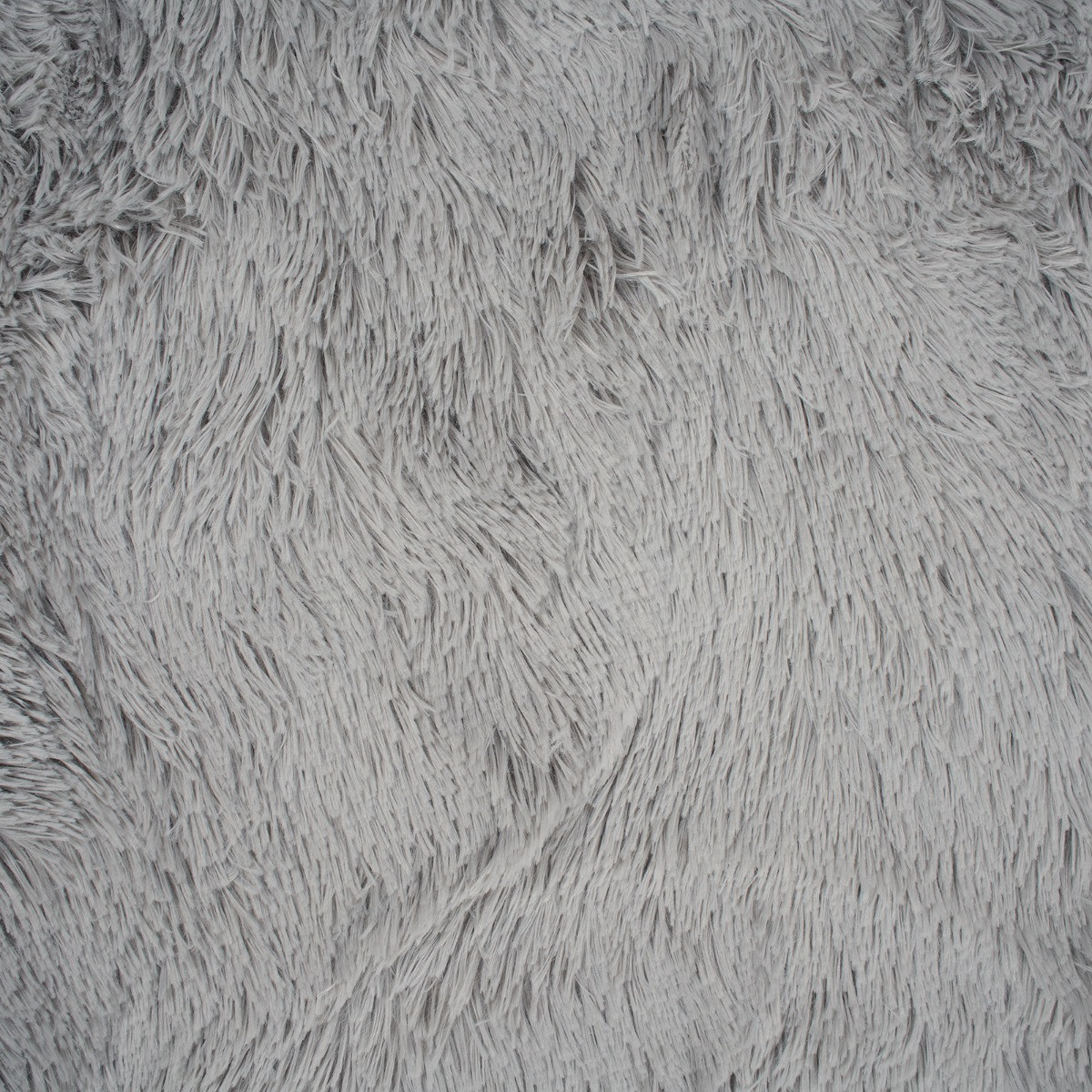 Sienna Soft Fluffy Rug Runner, Silver - 60 x 150cm>