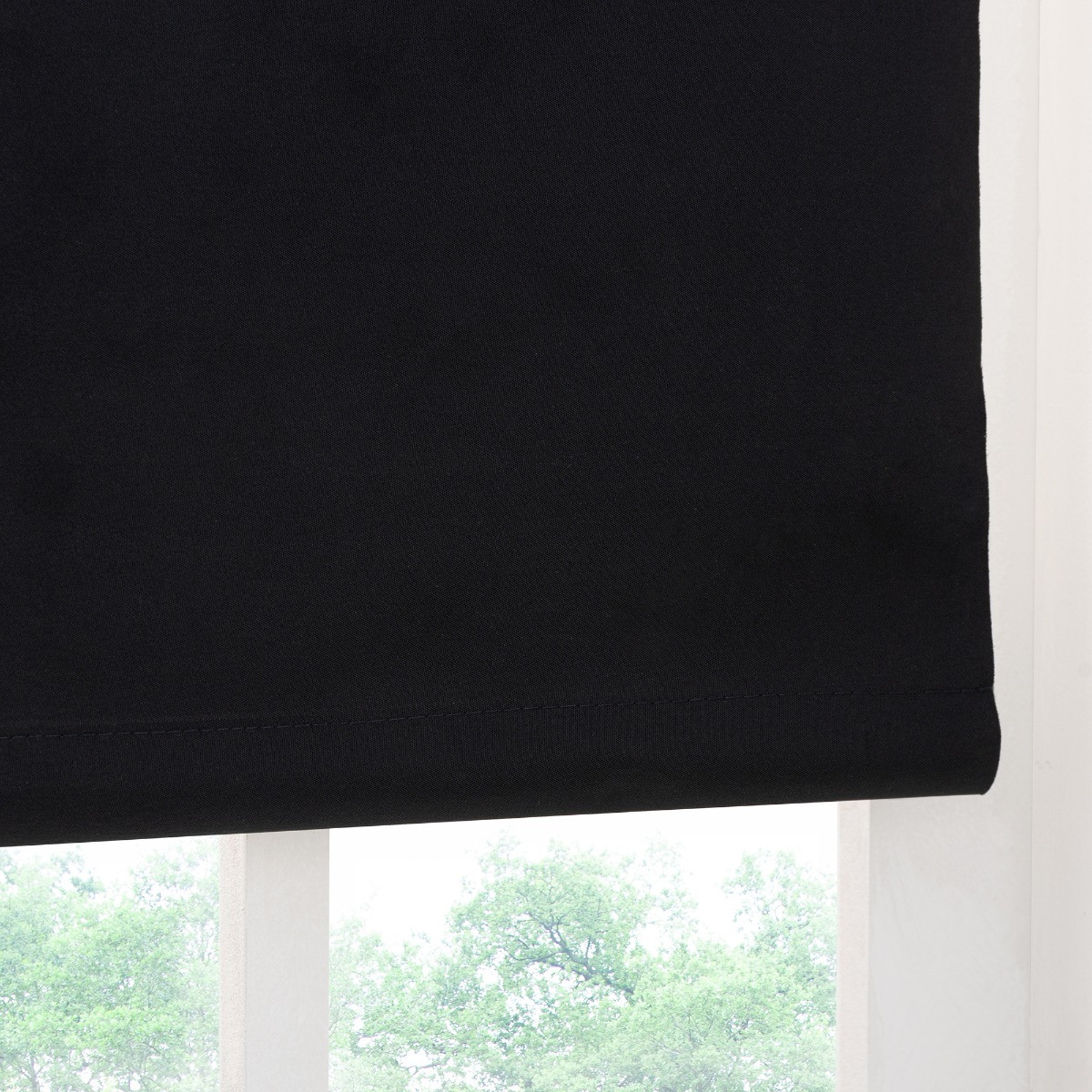 Essential Blackout Roller Blind - Black>