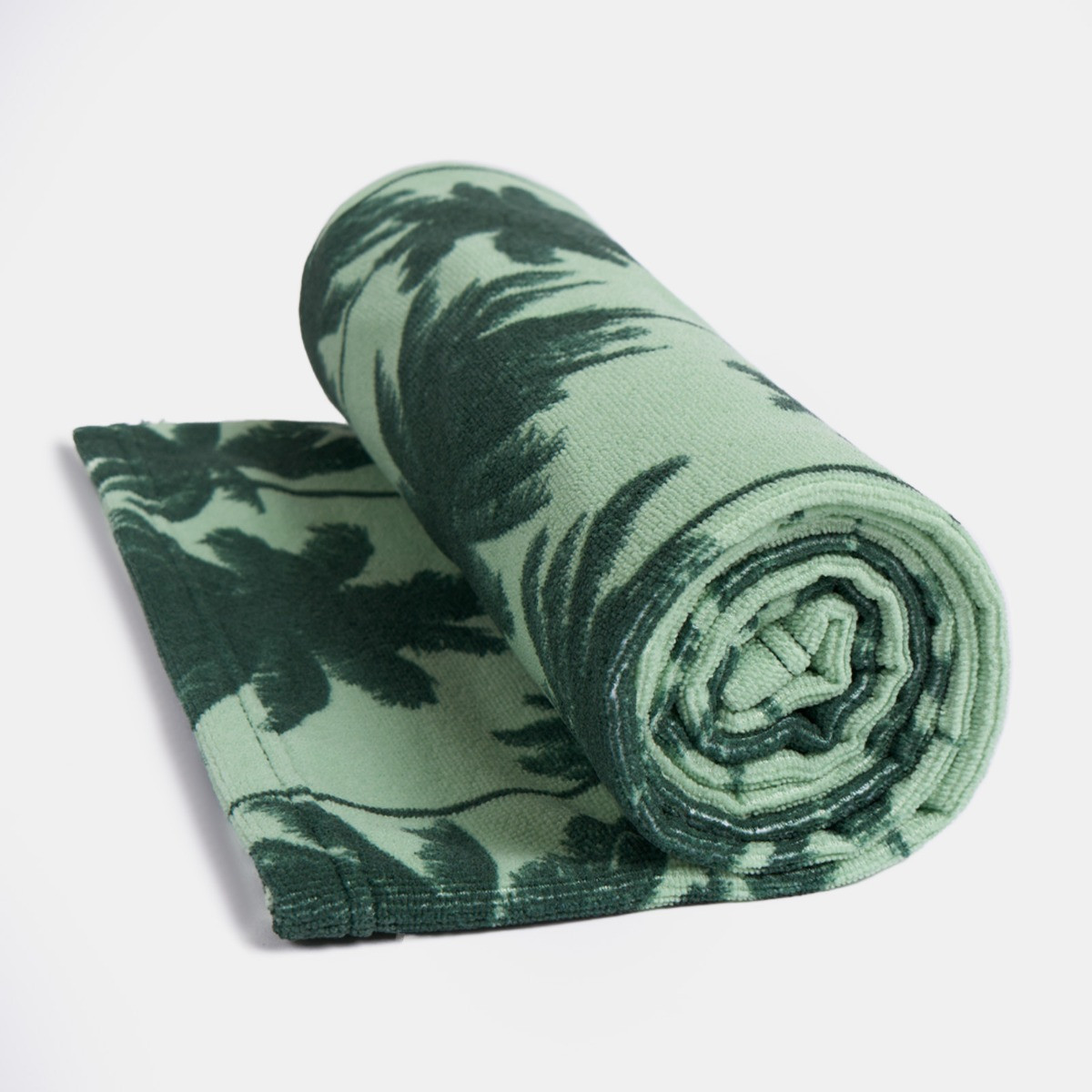 Green print towels sale