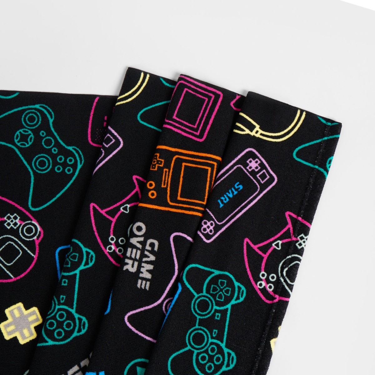 OHS Gaming Print Beach Towel - Black>