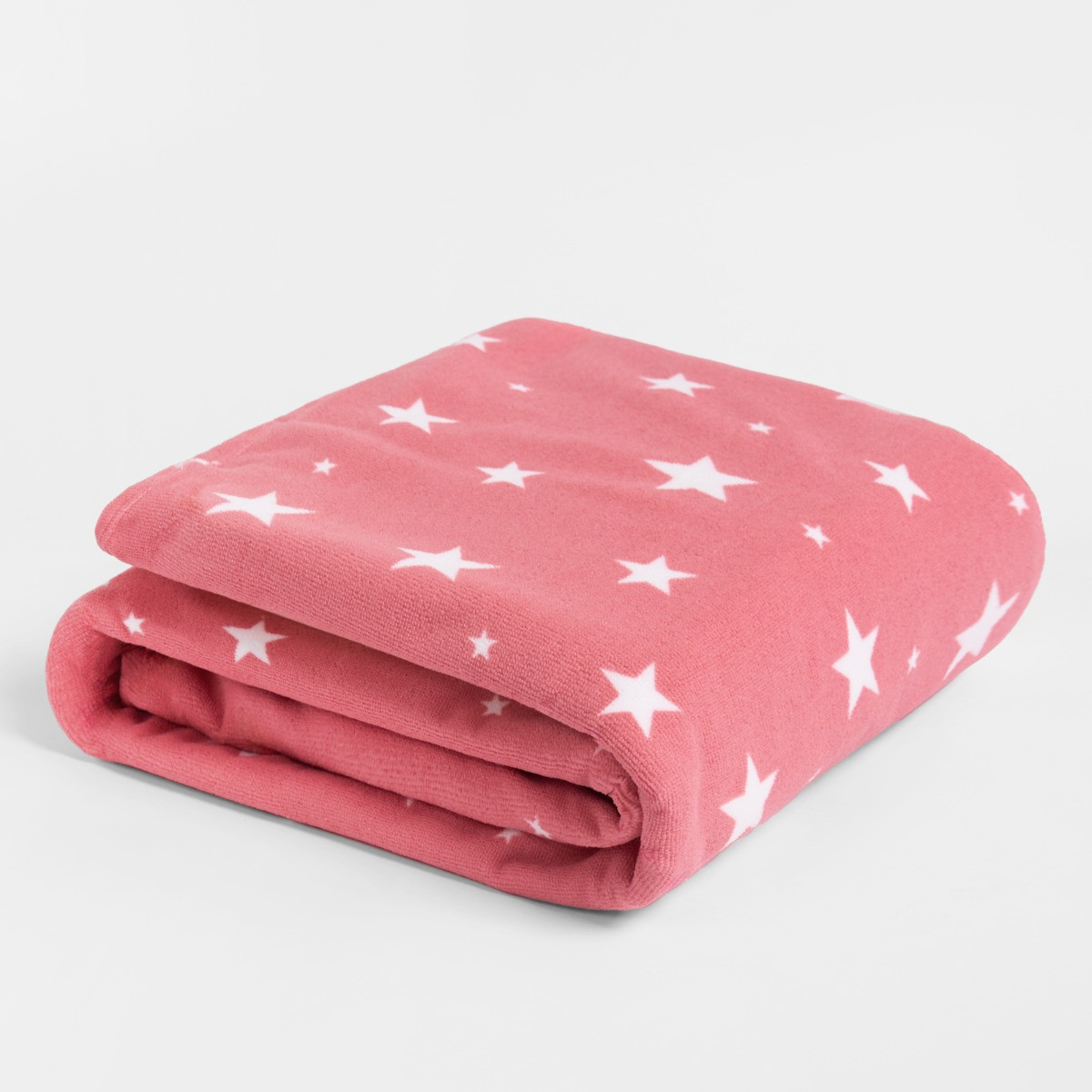 OHS Star Print Beach Towel - Blush>