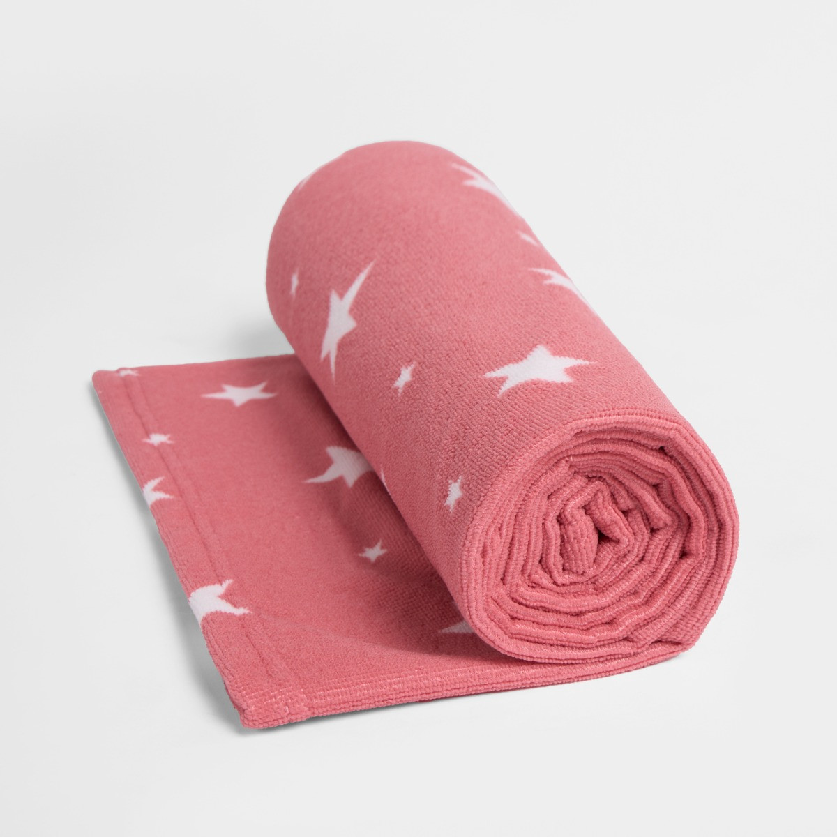 OHS Star Print Beach Towel - Blush>