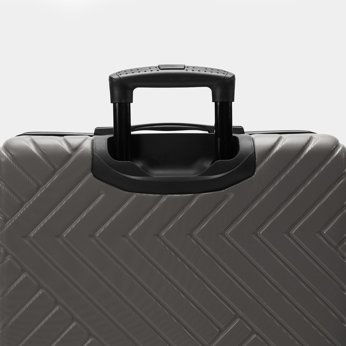 OHS 4 Wheel Hard Shell Suitcase, Grey - 3 Pack>