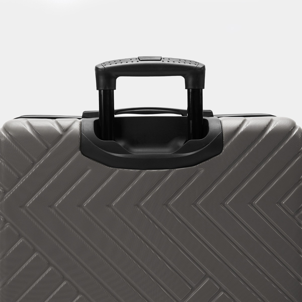 OHS 4 Wheel Hard Shell Suitcase, Grey - Cabin>