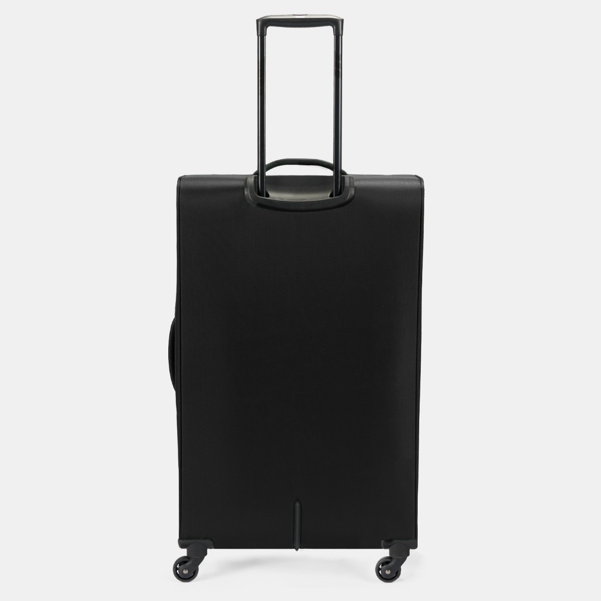 OHS 4 Wheel Soft Shell Lightweight Suitcase, Black - Large>