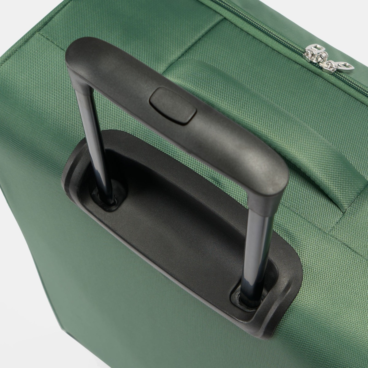 OHS 4 Wheel Soft Shell Lightweight Suitcase, Green - 3 Pack>