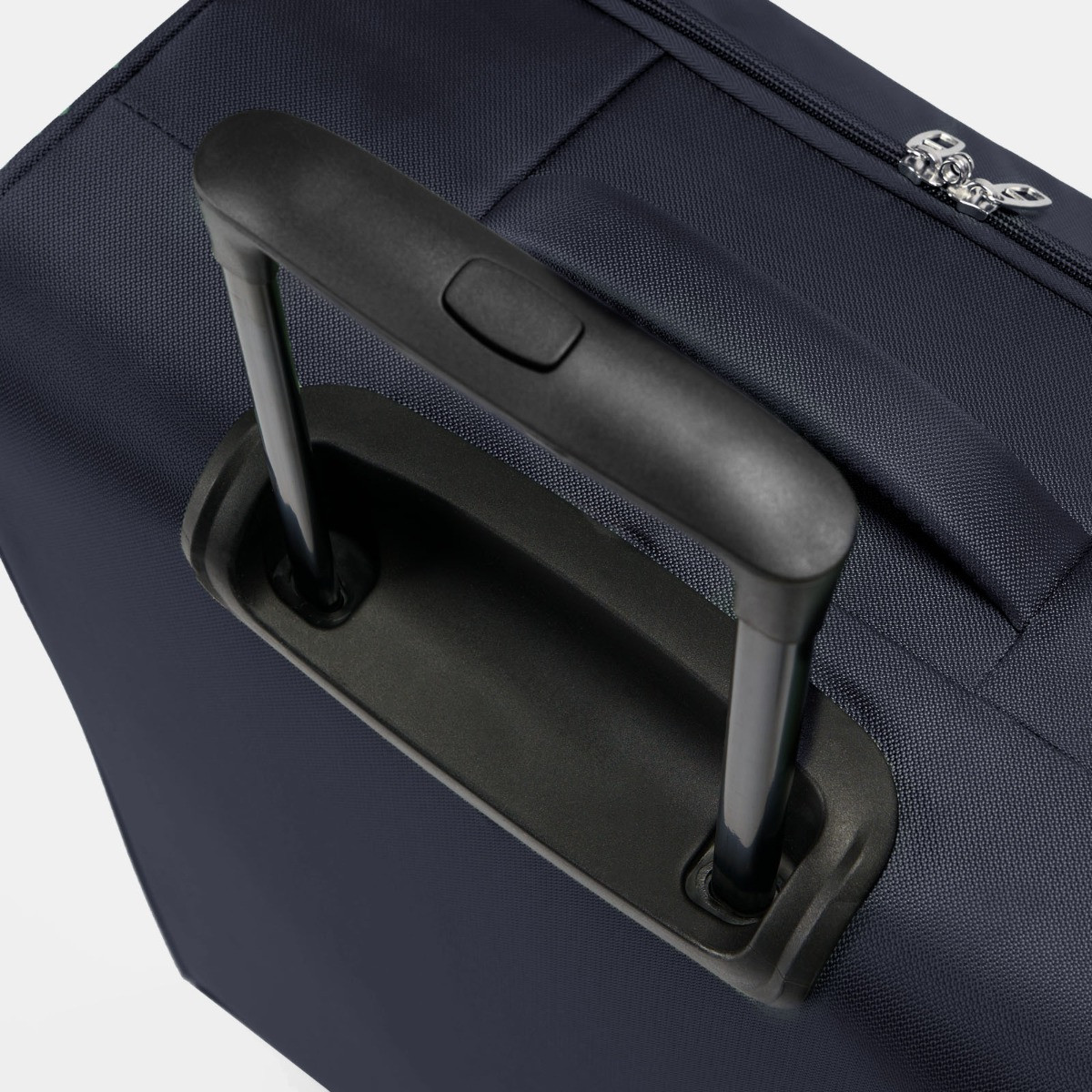 OHS 4 Wheel Soft Shell Lightweight Suitcase, Navy - 3 Pack>