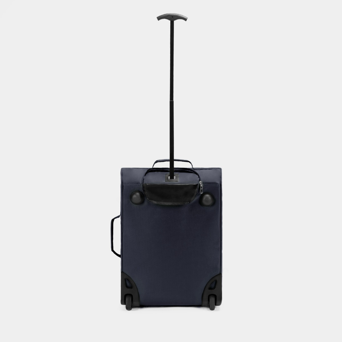 OHS 2 Wheel Soft Shell Lightweight Suitcase, Navy - Cabin>