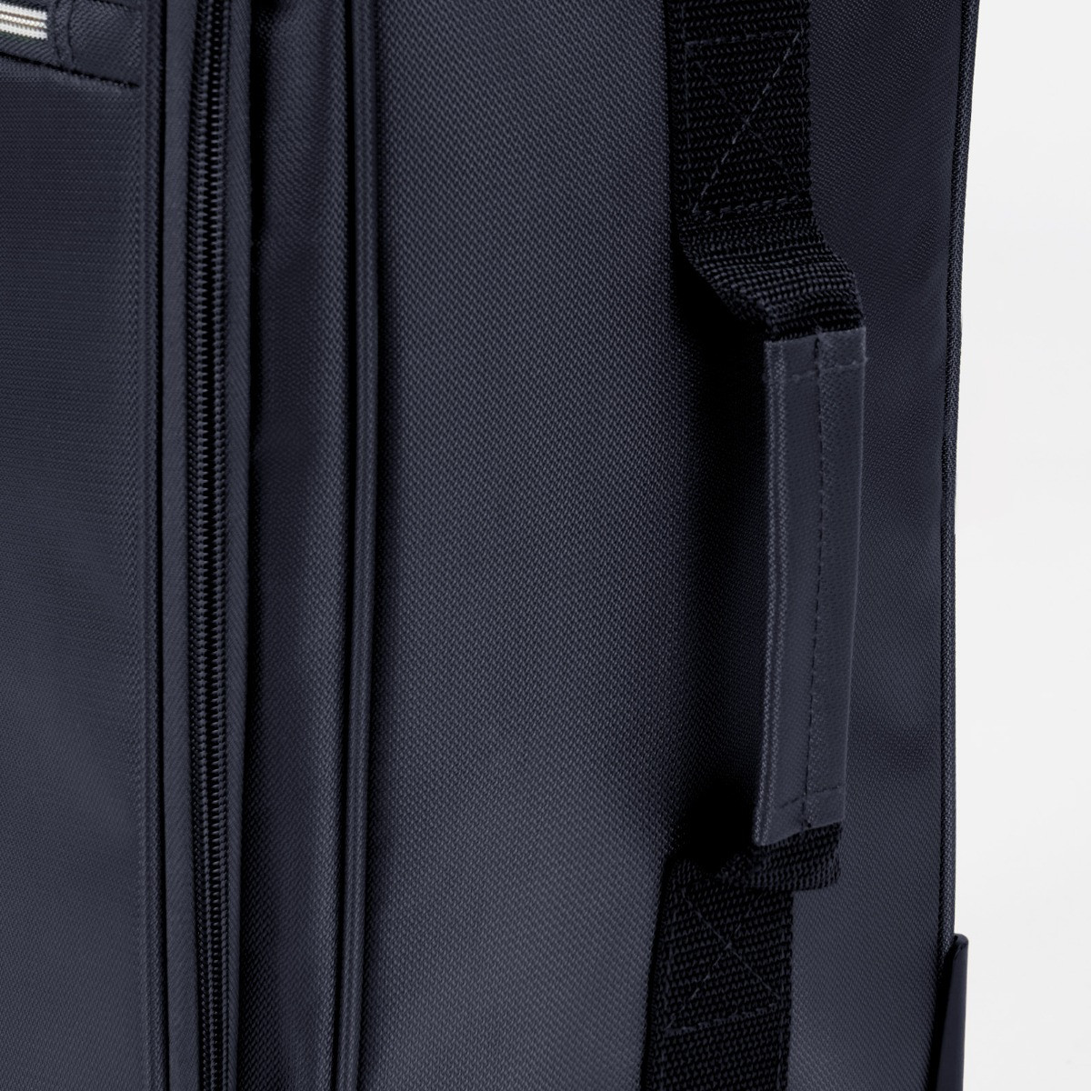 OHS 2 Wheel Soft Shell Lightweight Suitcase, Navy - Cabin>