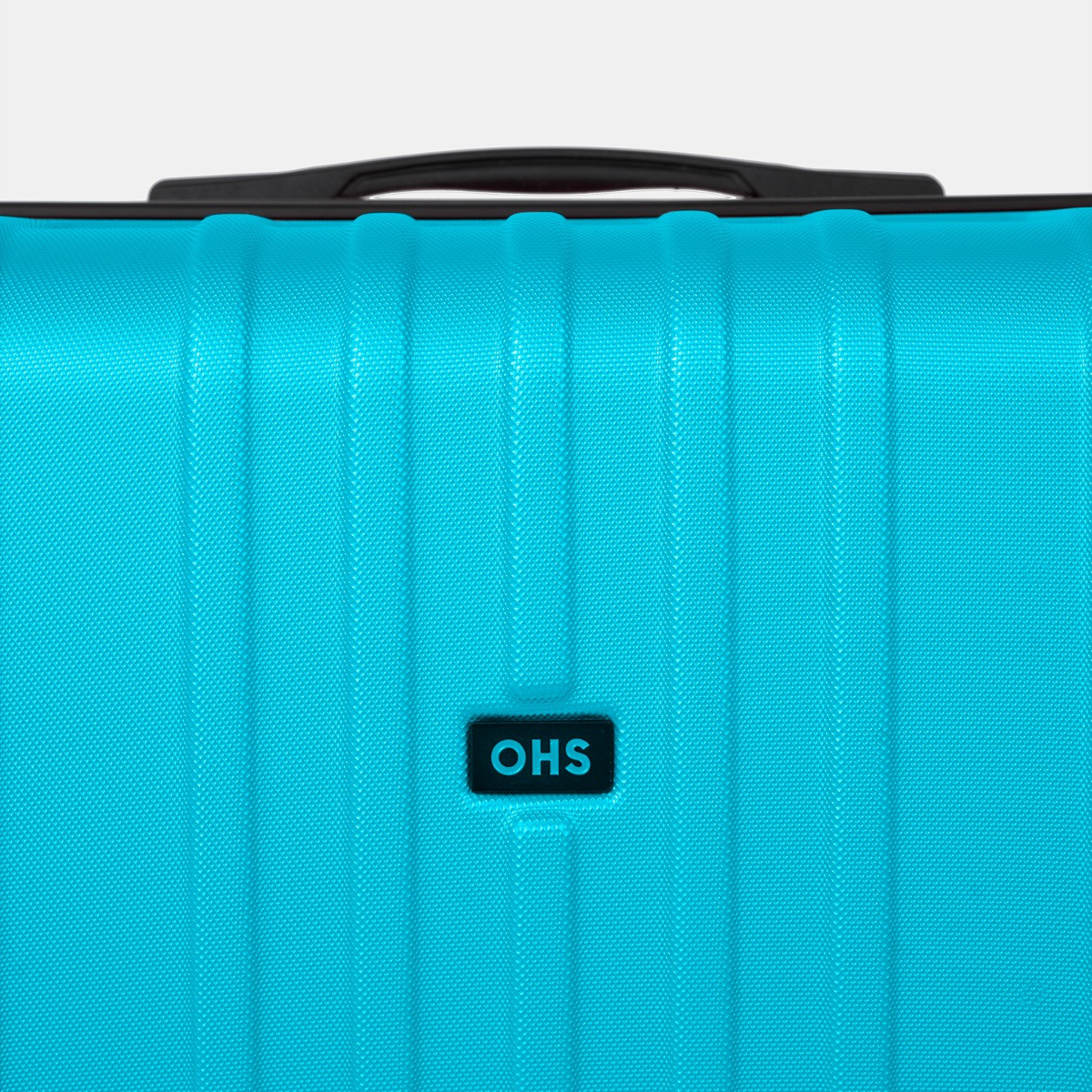 OHS 4 Wheel Hard Shell Suitcase, Sea Blue - 3 Pack>