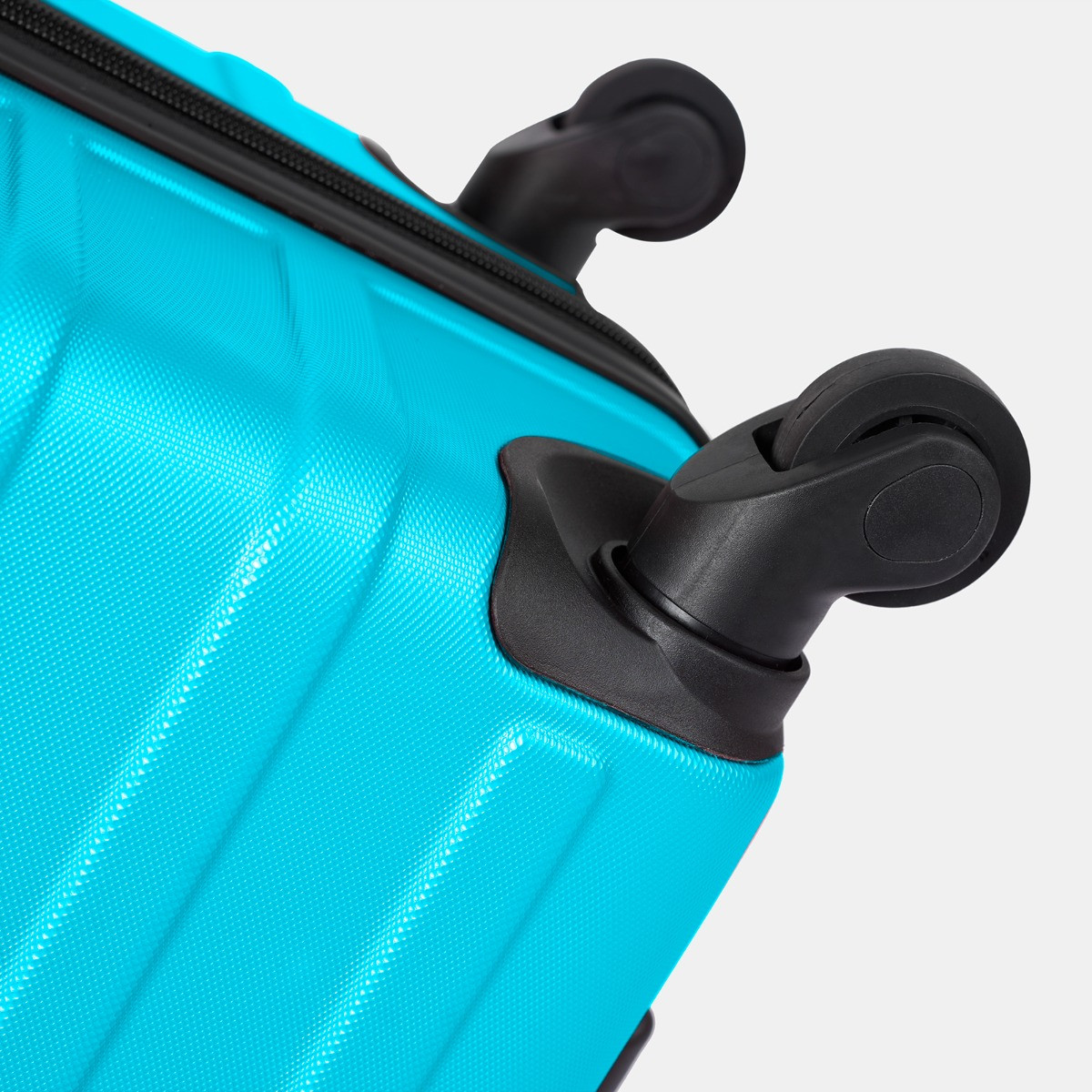 OHS 4 Wheel Hard Shell Suitcase, Sea Blue - 3 Pack>