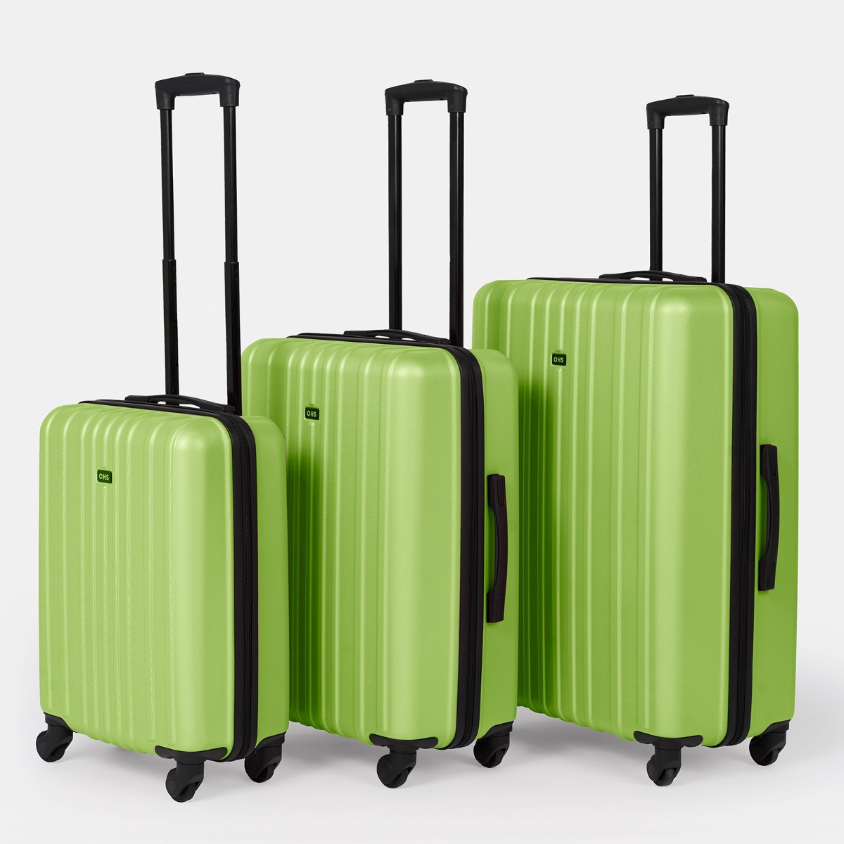 Green hard shell luggage online