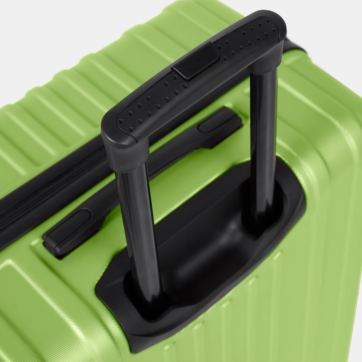 OHS 4 Wheel Hard Shell Suitcase, Lime Green - 3 Pack>