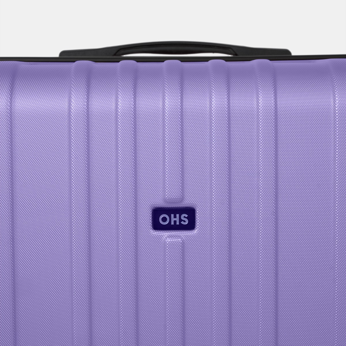 OHS 4 Wheel Hard Shell Suitcase, Lilac Purple - 3 Pack>