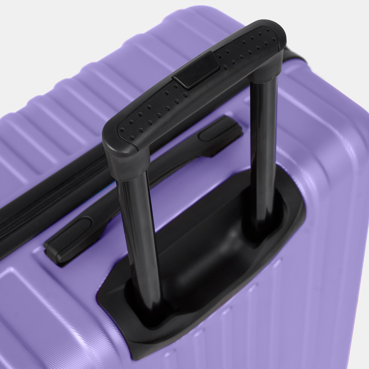 OHS 4 Wheel Hard Shell Suitcase, Lilac Purple - 3 Pack>