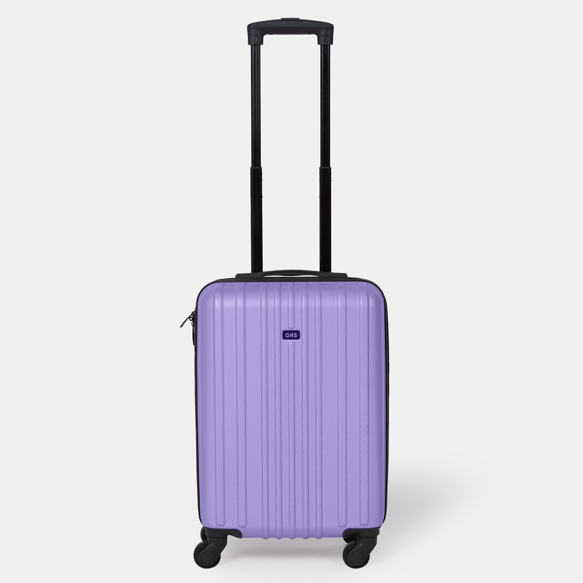 OHS 4 Wheel Hard Shell Suitcase, Lilac Purple - 3 Pack>