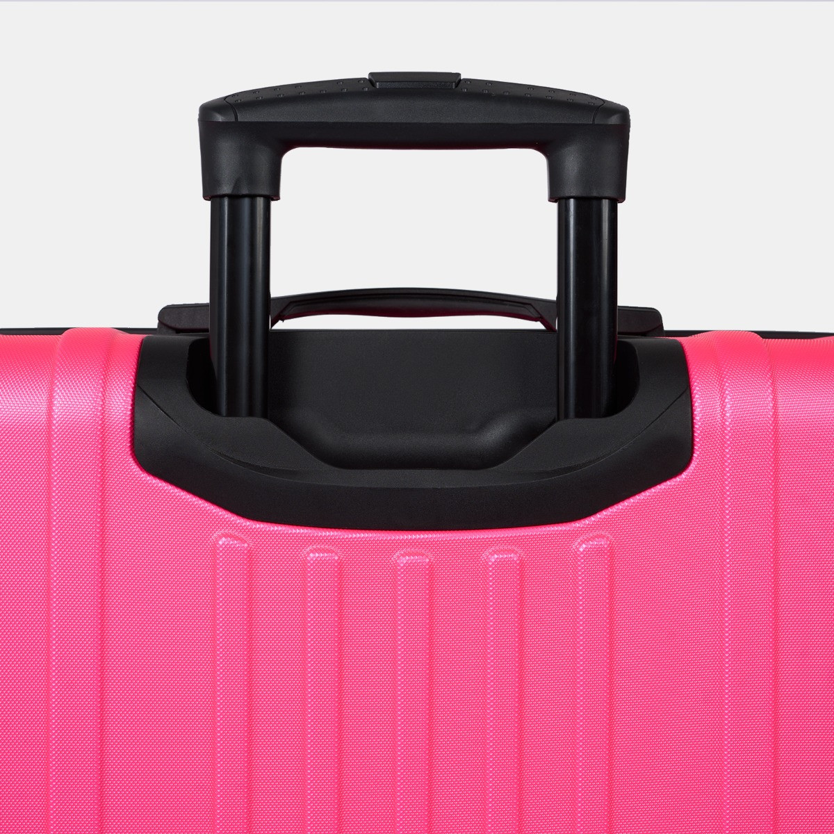 OHS 4 Wheel Hard Shell Suitcase, Fuchsia Pink - 3 Pack>