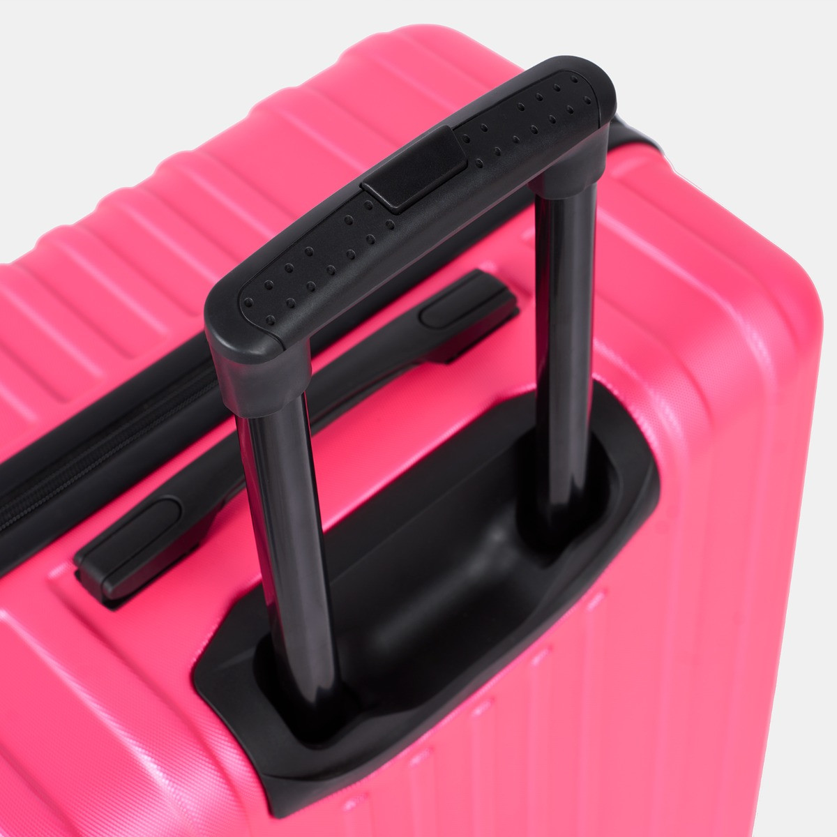 OHS 4 Wheel Hard Shell Suitcase, Fuchsia Pink - 3 Pack>