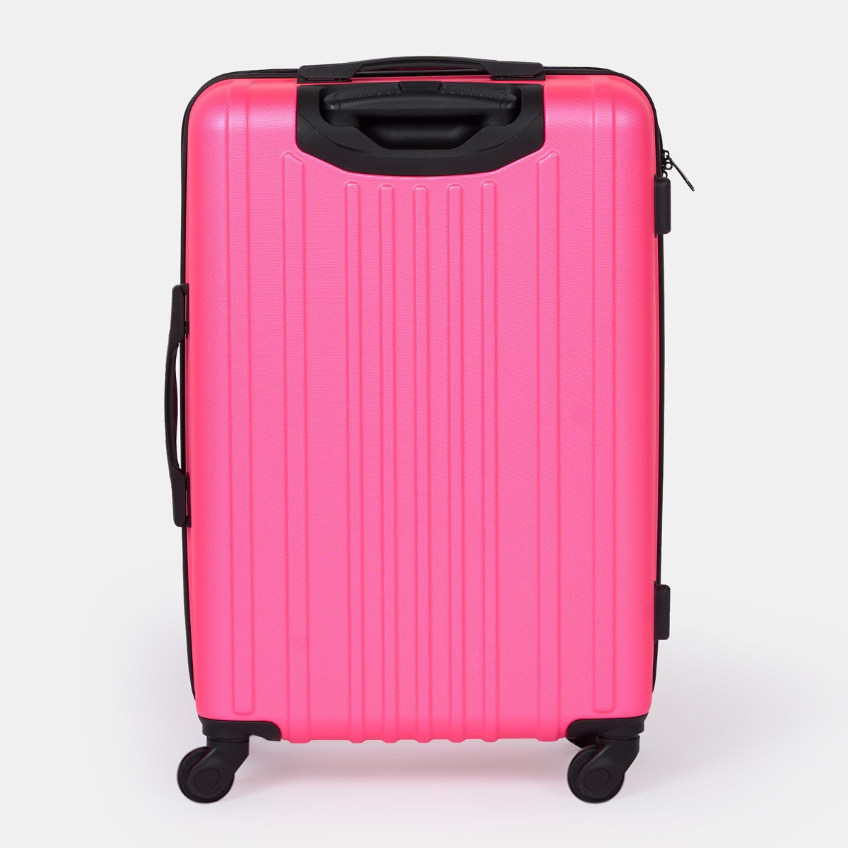 OHS 4 Wheel Hard Shell Suitcase, Fuchsia Pink - 3 Pack>