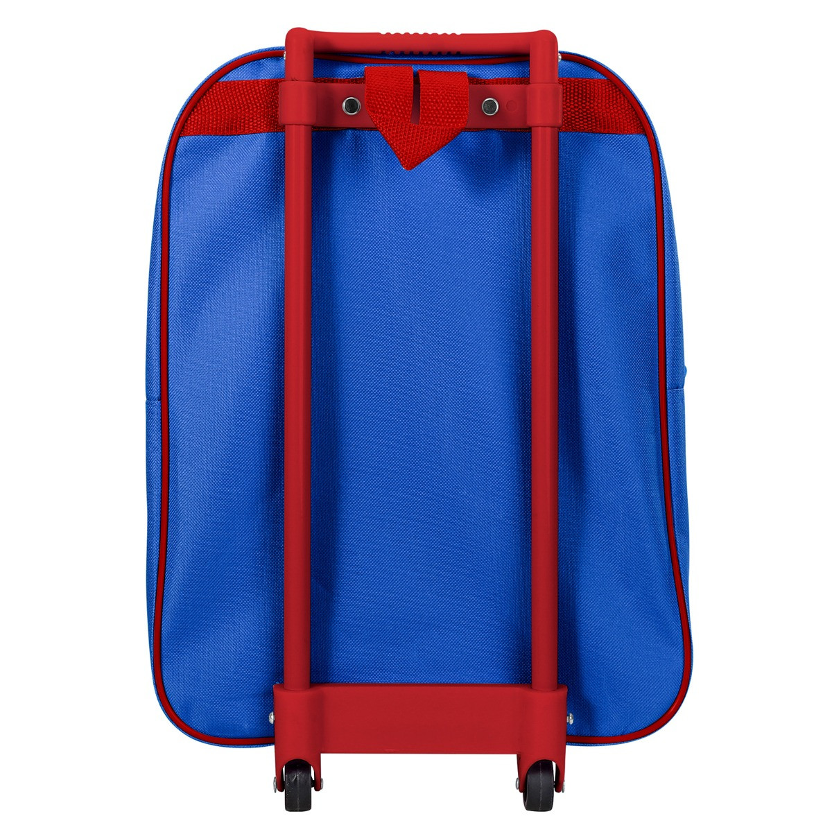 Kids 2 Wheel Spiderman Trolley Bag - Blue>