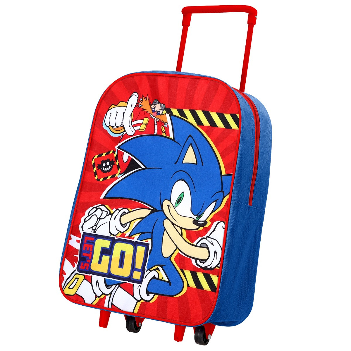 Kids 2 Wheel Sonic Trolley Bag - Red>