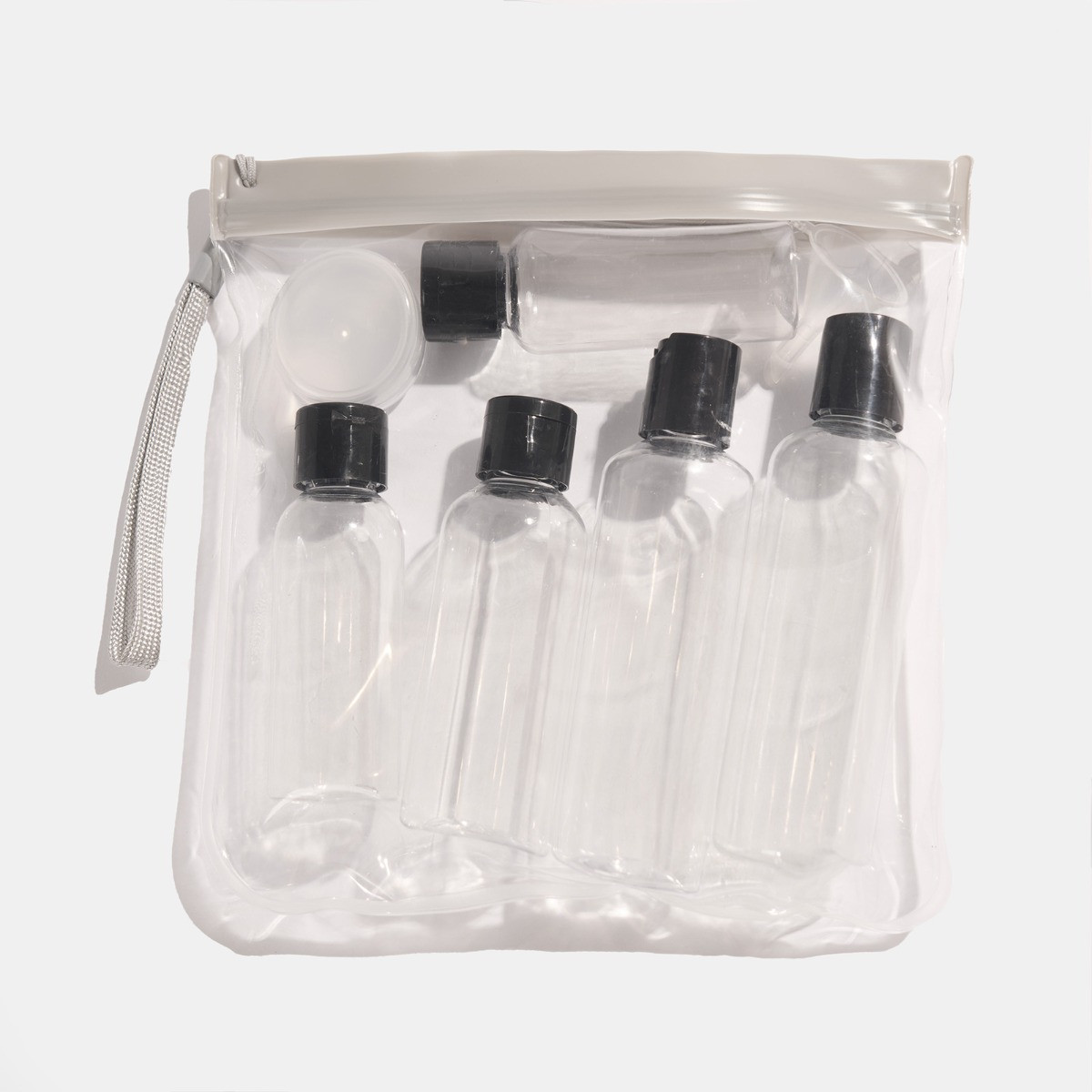 OHS 7 Piece Plastic Bottle Travel Set - Clear>