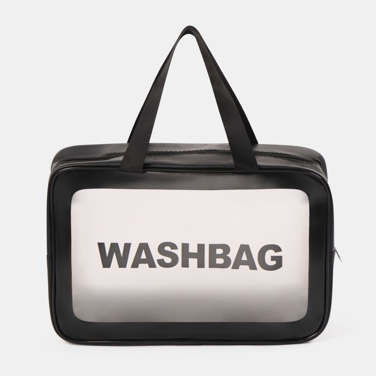 OHS 2 Pack Travel Wash Bags - Black>