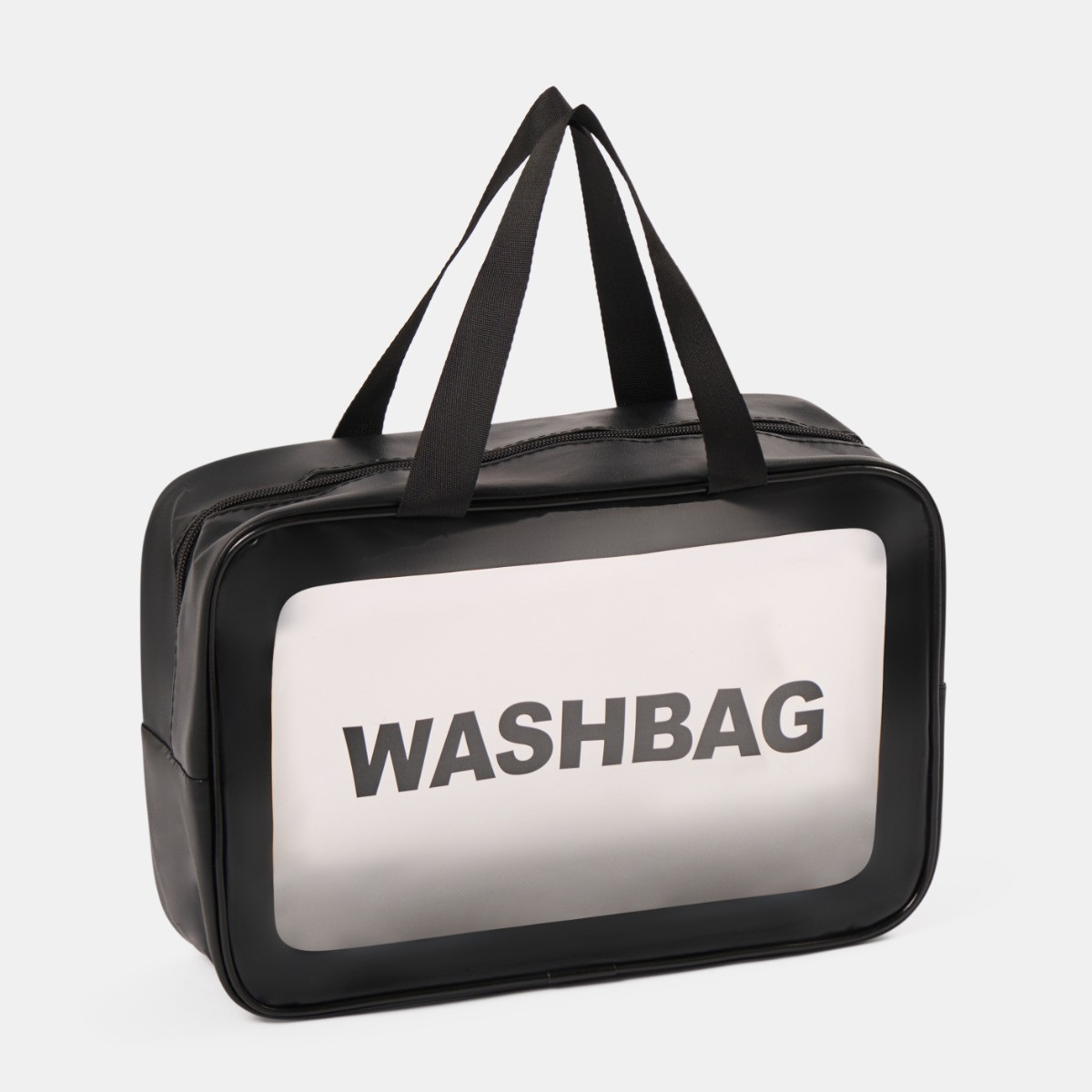 OHS 2 Pack Travel Wash Bags - Black>