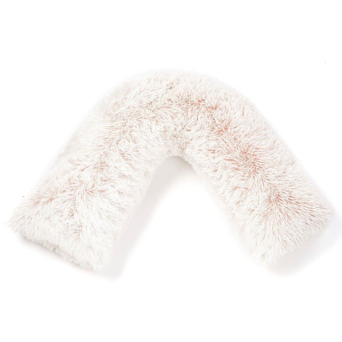 Huggleland Long Hair V Shape Pillow - Pink>