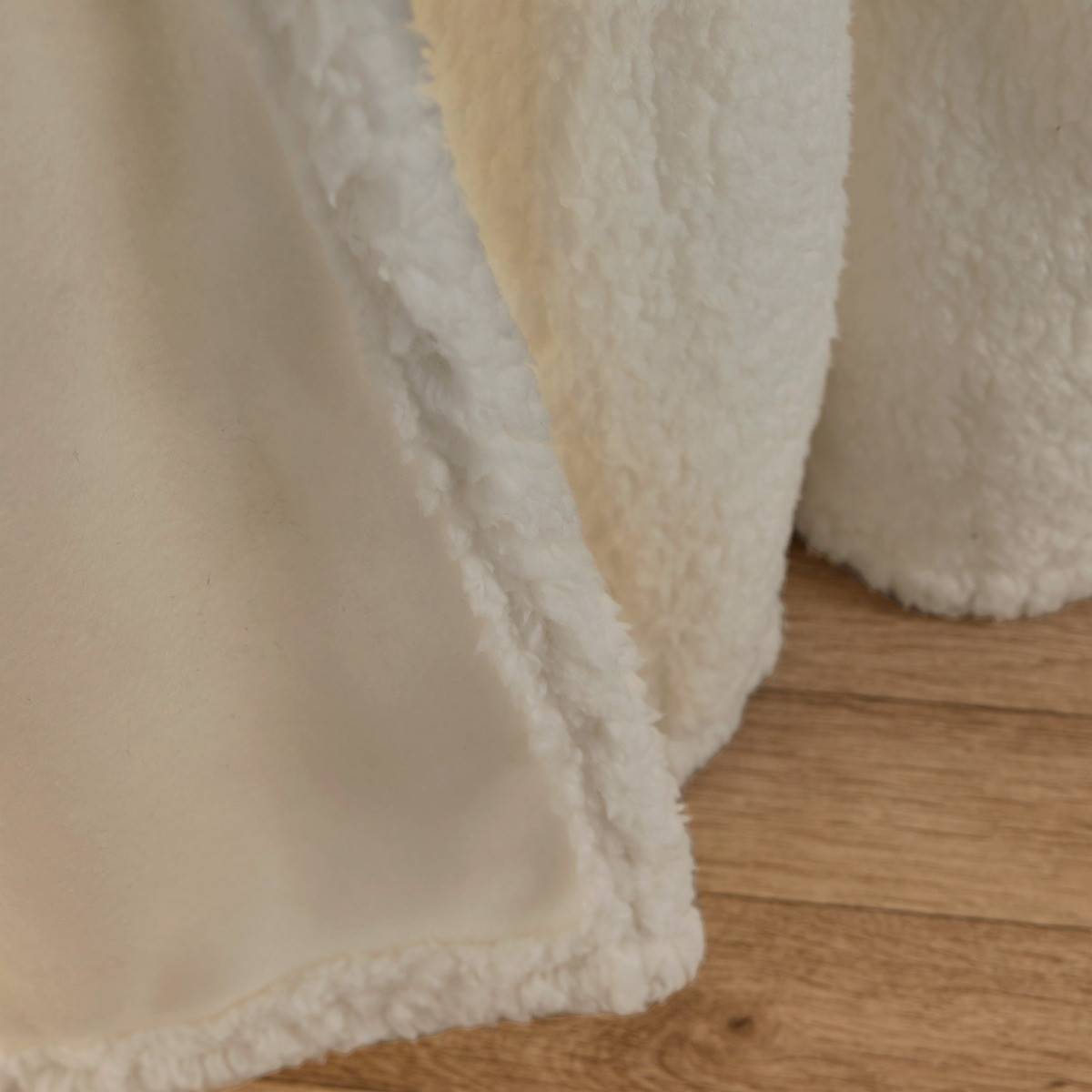 OHS Teddy Thermal Curtains, Cream - 90 x 90">
