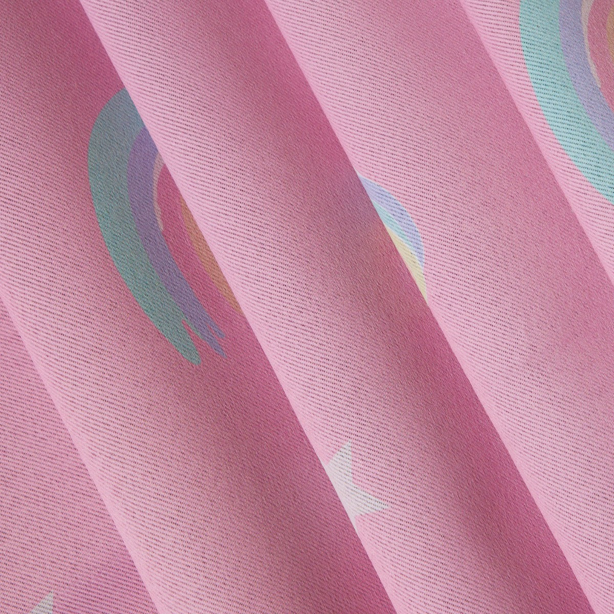 OHS Kids Unicorn Blackout Curtains, Pink - 46 x 54">