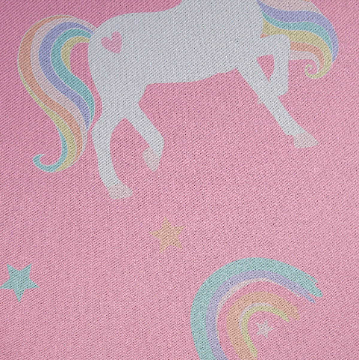 OHS Kids Unicorn Blackout Curtains, Pink - 46 x 54">