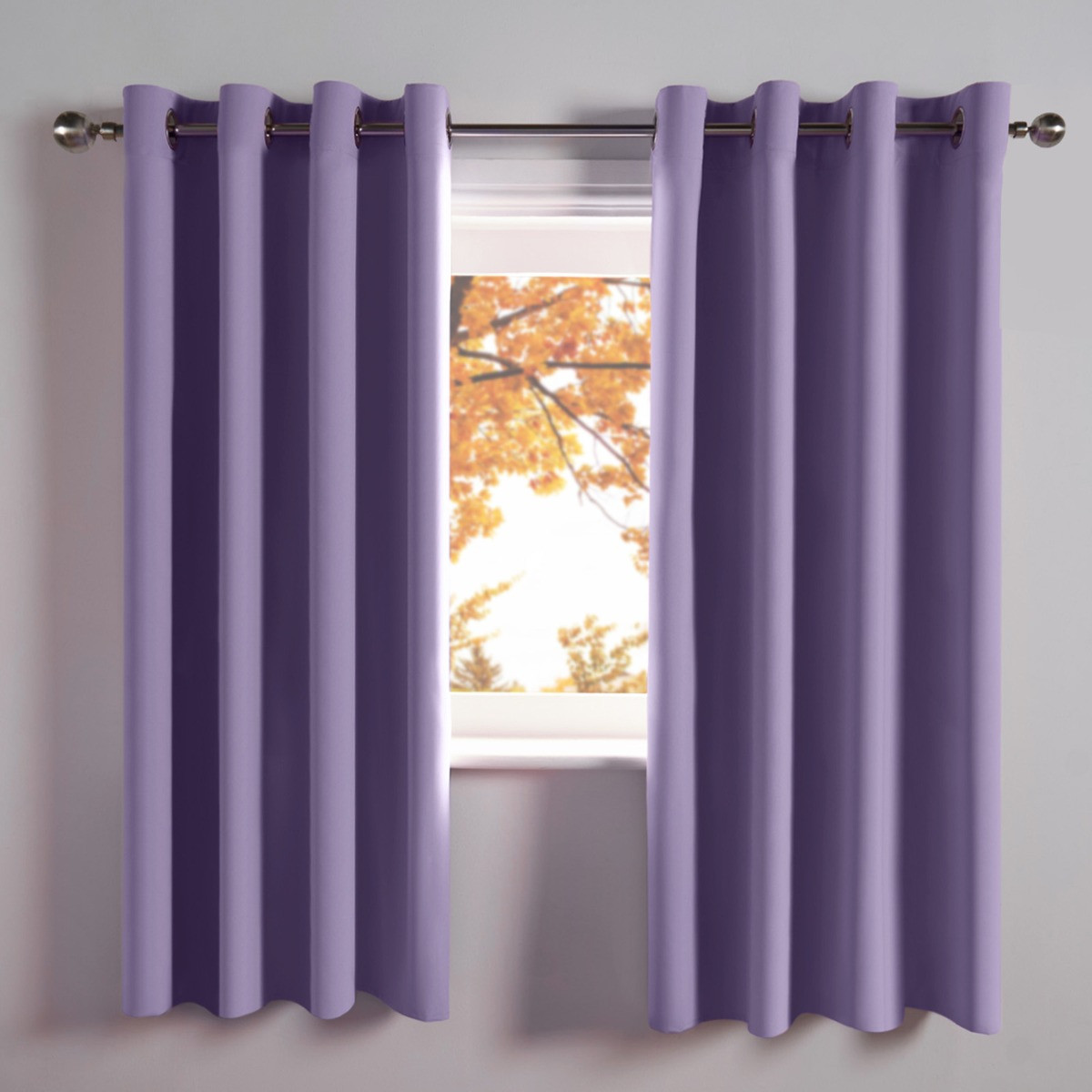 OHS Kids Blackout Curtain, Lilac- 46 x 72">