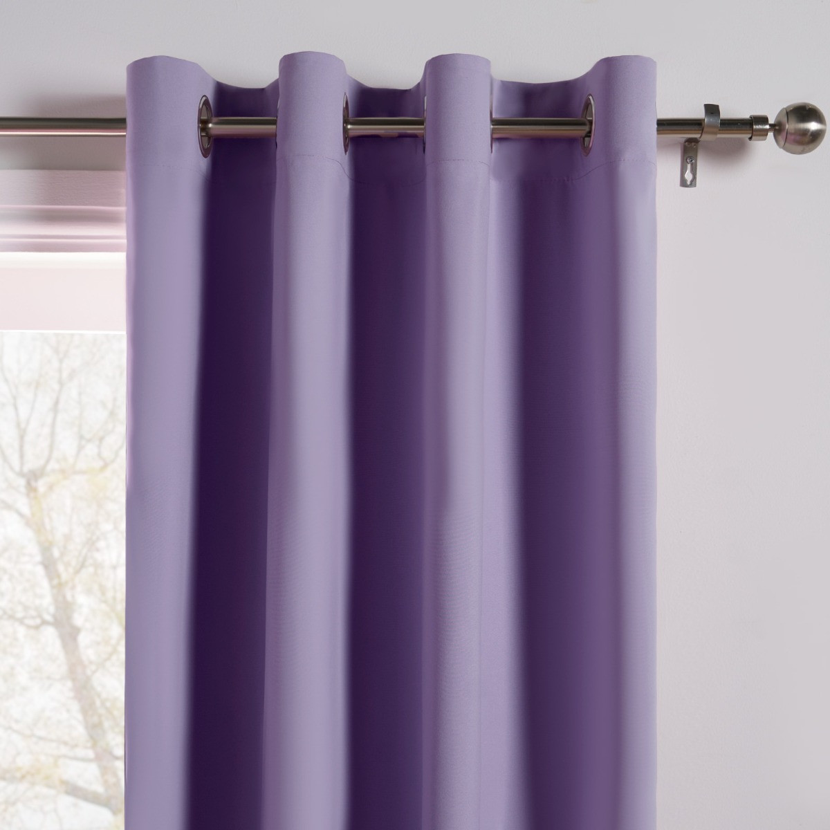 OHS Kids Blackout Curtain, Lilac- 46 x 72">