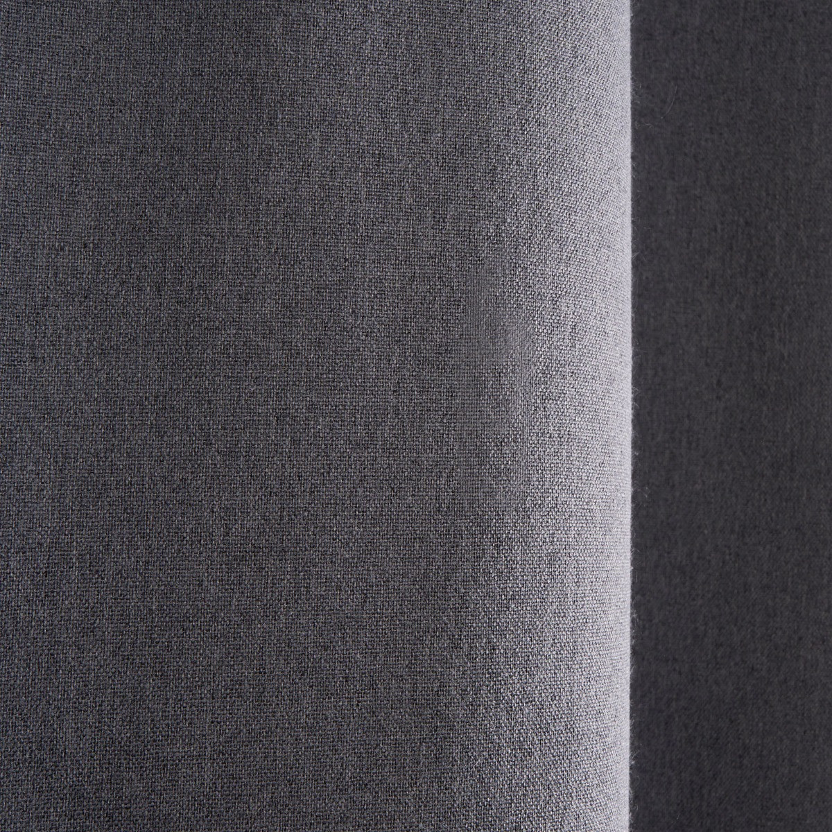 OHS Woven Texture Eyelet Ultra Blackout Curtains - Charcoal>