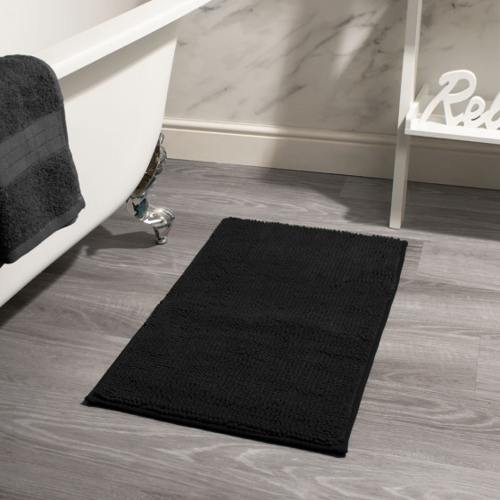 Brentfords Noodle Bath Mat - Black 