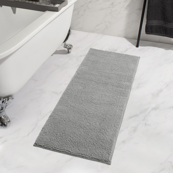 Brentfords Runner Noodle Bath Mat - Grey