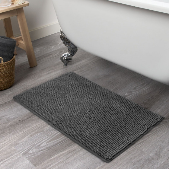 Brentfords Noodle Bath Mat - Charcoal