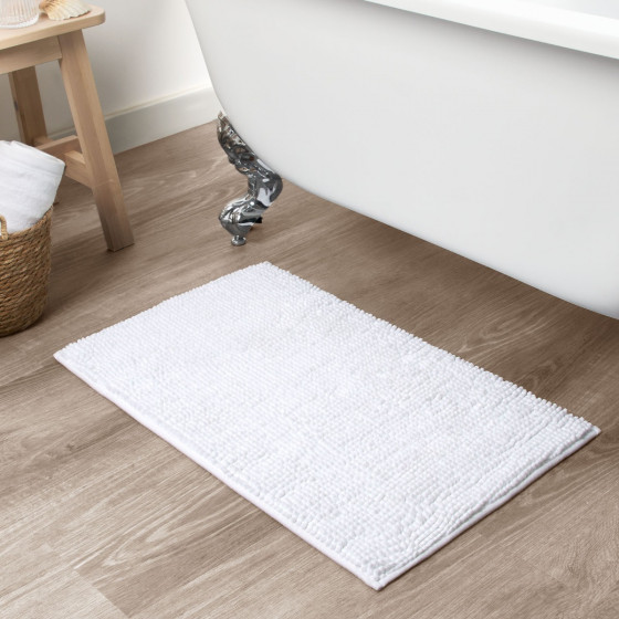 Brentfords Noodle Bath Mat - White