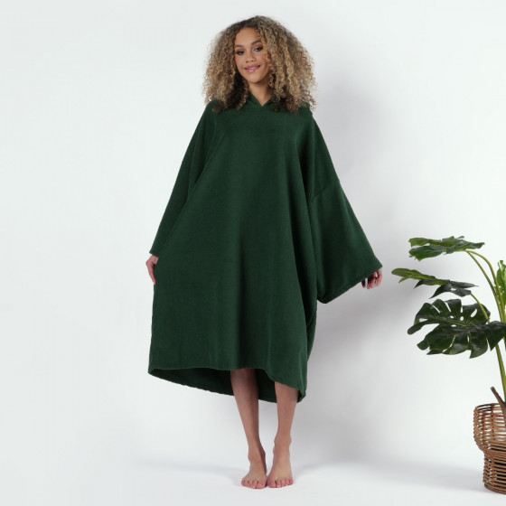 OHS Adult Towel Poncho - Forest Green