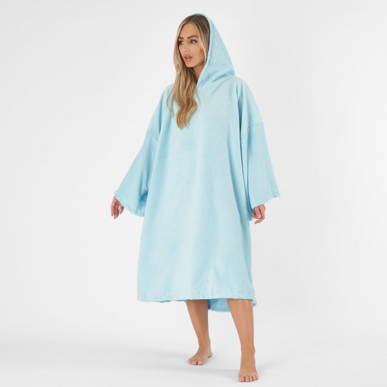 OHS Adult Towel Poncho - Sky Blue