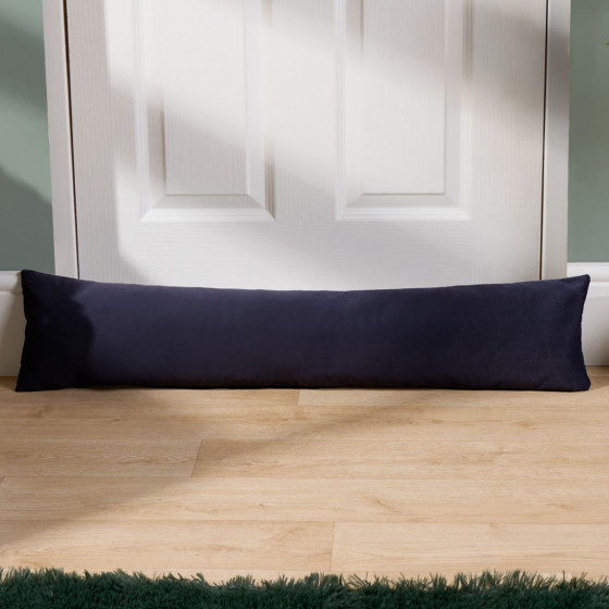 OHS Matte Velvet Draught Excluder - Navy