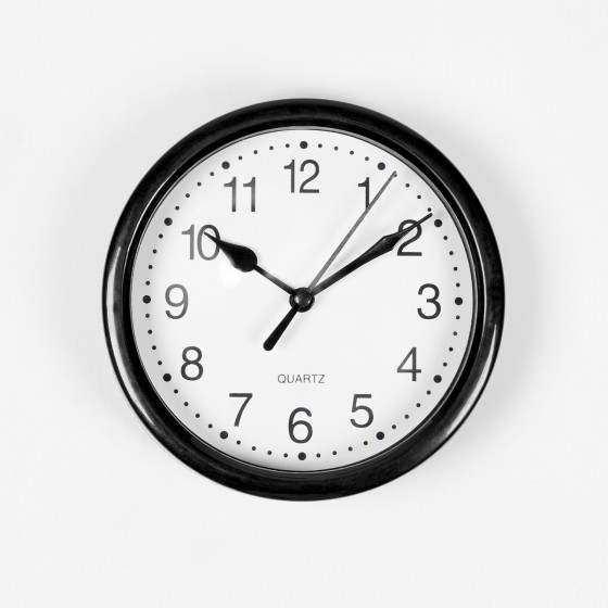 OHS Essentials Wall Clock - Black