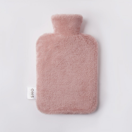 OHS Teddy Hot Water Bottle - Blush