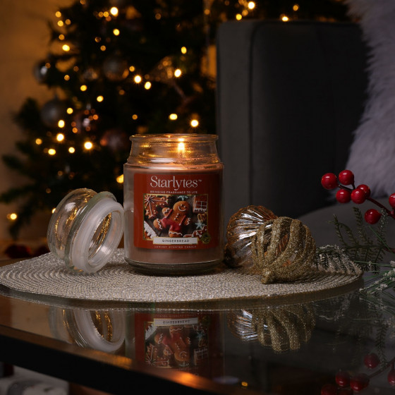 Starlytes 18oz Jar Candle - Gingerbread