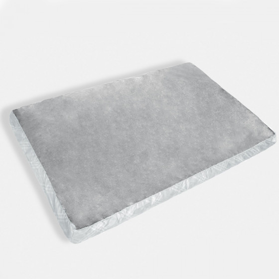 OHS  Large Fibre Filled Dog Bed - Grey