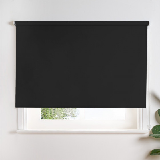 OHS Blackout Roller Blind - Black