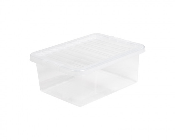 Wham Crystal Stackable Storage Box with Lid - Clear