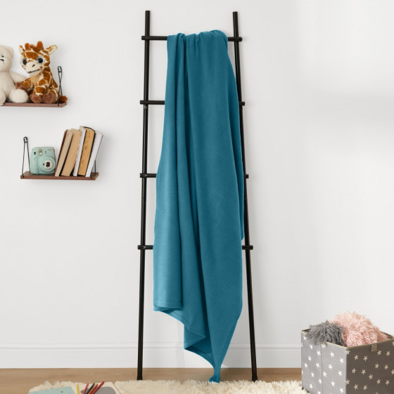 Dreamscene Plain Fleece Throw - Teal